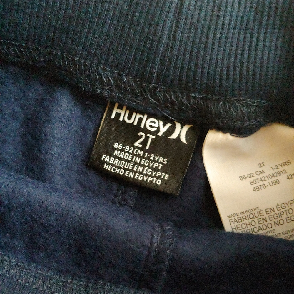 HURLEY NEW boys Hoodie Pull-over & Joggers Sweatpants Shark Design - Picture 8 of 16